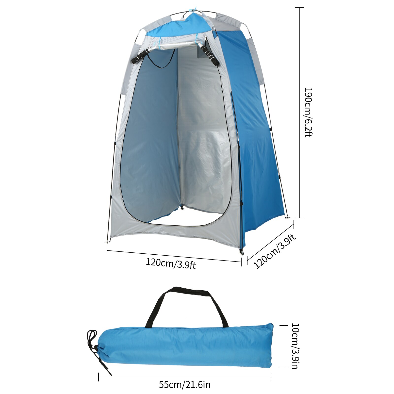 Cheap Goat Tents Portable Outdoor Shower Tent Camping Beach Shower Toilet Changing Tent Privacy Shelter Tent Fitting Room Shelter with Window Tents 